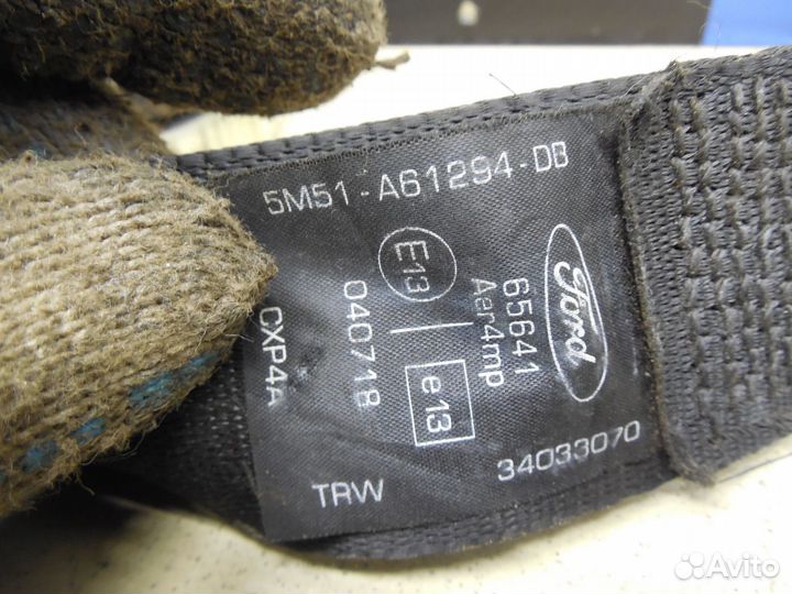 Ремень безопасности Focus II 2005-2008