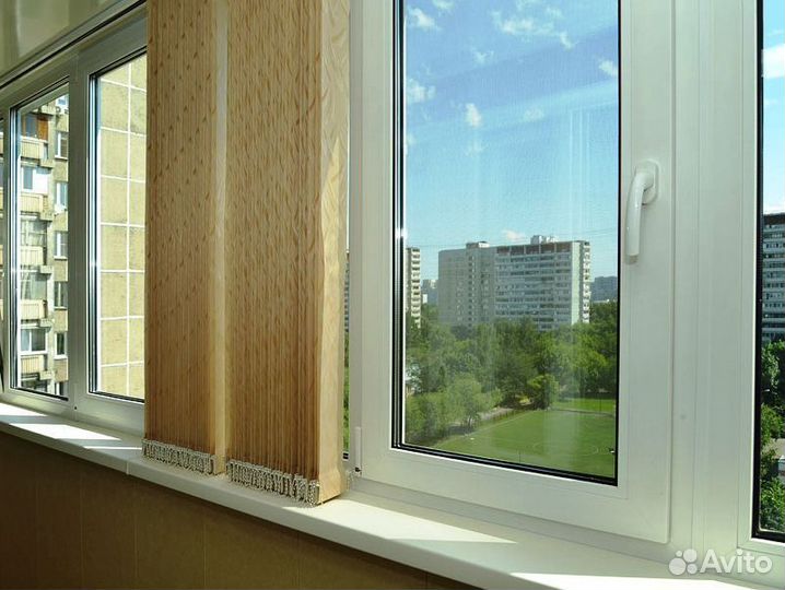 Окно на балкон пластиковое