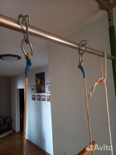 Канат, кольца, лестница, тарзанка подвесные