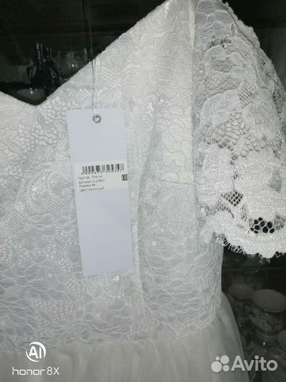 Свадебное платье 44 46 новое
