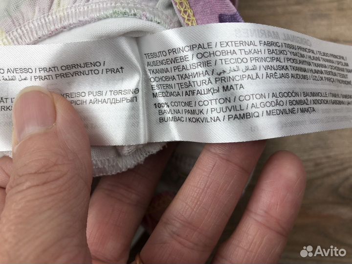 Платье сарафан в цветочек для девочки 68 74