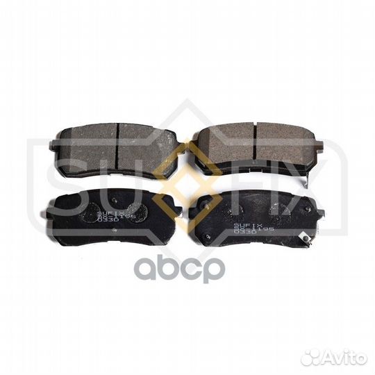 Колодки тормозные дисковые зад прав/лев LCV