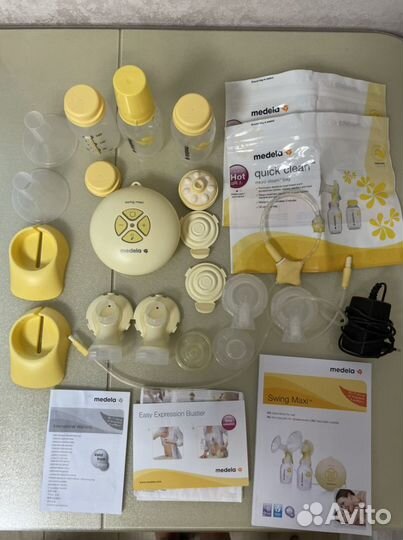 Молокоотсос электрический двойной medela