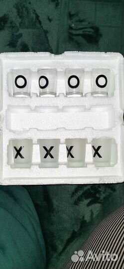 Рюмки крестики нолики