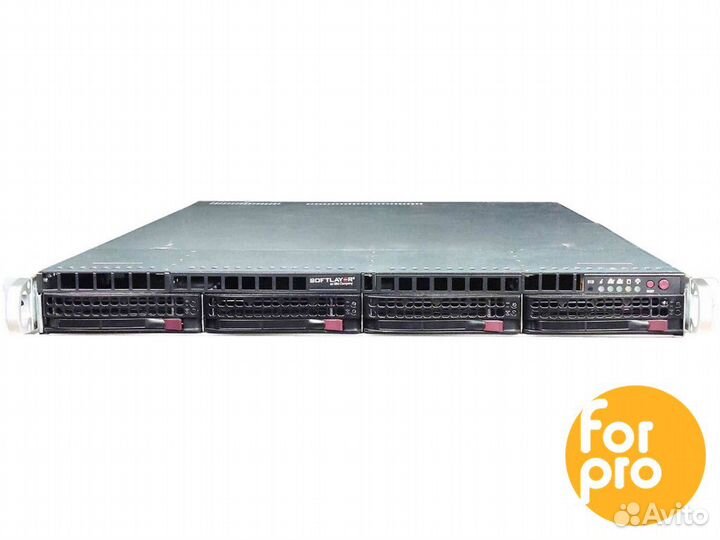 Supermicro 1U X11DPU 4LFF 2x6130Gold 256GB, 9361
