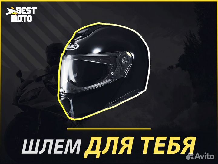 Шлем HJC rpha 90S metal black