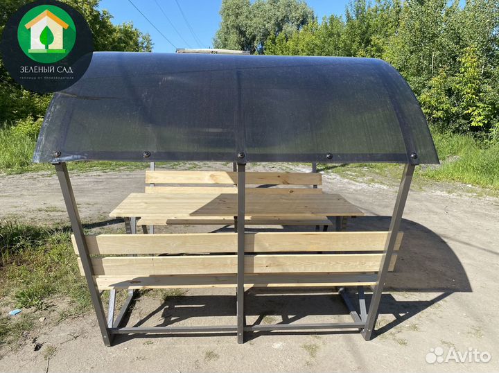 Беседка из поликарбоната. Цвет на выбор