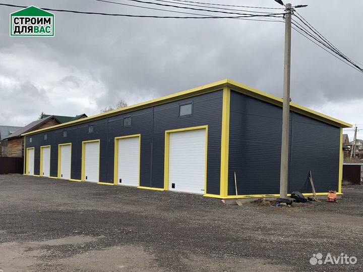 Быстровозводимые Ангары из сэндвич панелей