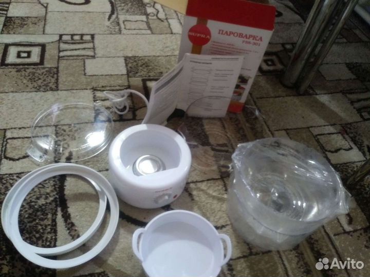 Пароварка supra новая