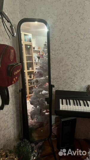 Зеркало напольное черное