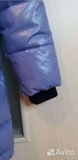Пуховик зимний для девочки 128