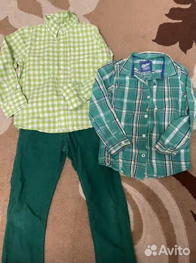 Комплект рубашки и штаны для мальчика