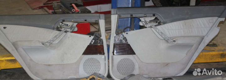 Задние дверные карты W220 long напа 2шт