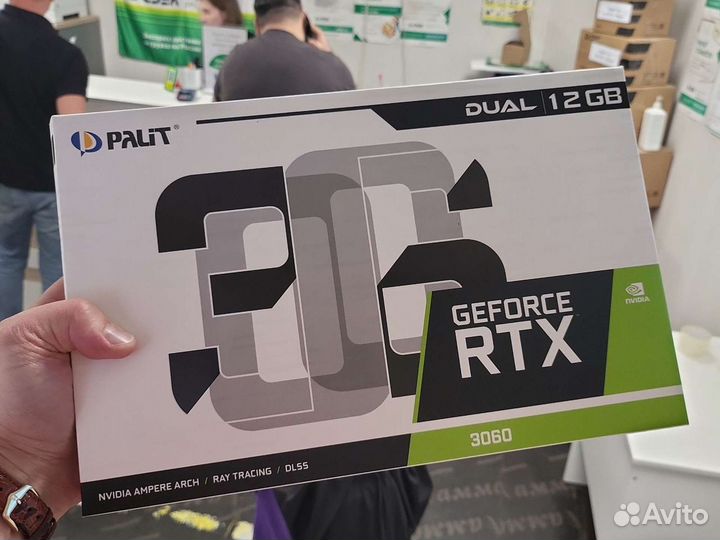 RTX 3060 Dual 12Gb новая видеокарта Palit