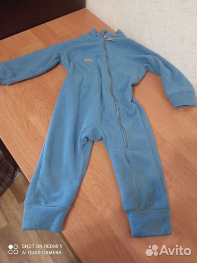 Флисовый комбинезон 92