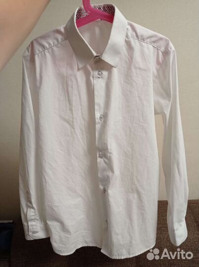 Рубашка белая школьная