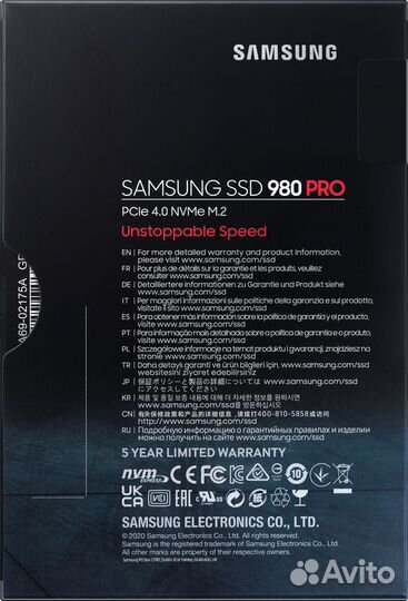 Внешний жёсткий диск (SSD) Samsung MZ-V8P1T0CW