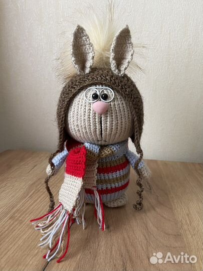 Мастер класс зайки (вязание)