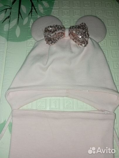 Комплект шапка и снуд