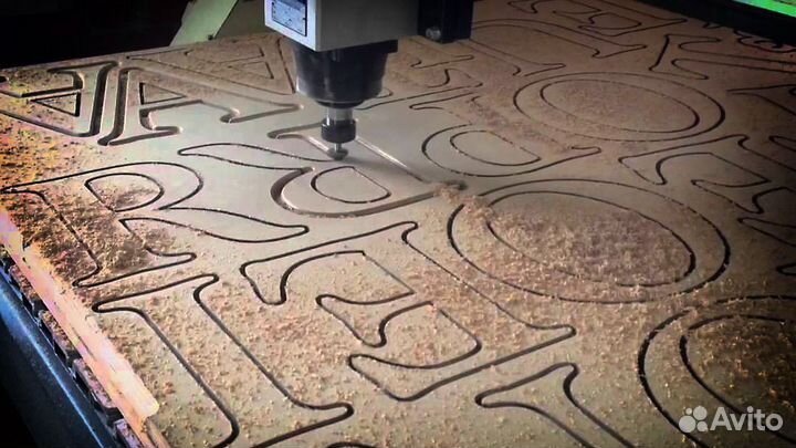 Фрезерная резка на чпу - акрил металл пвх композит