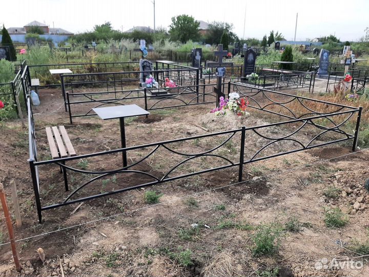 Оградки на кладбище/изготовление/установка