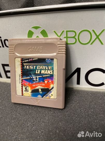 Nintendo game boy test drive le mans