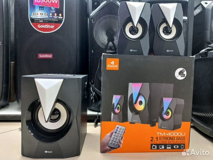 Компьютерные колонки с сабвуфером Kisonli