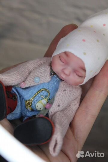 Пупс мини реборн кукла ооак кастом