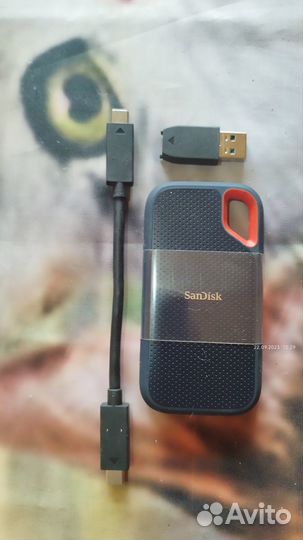 Внешний SSD SanDisk Extreme E61 4Тb nvme. Новый