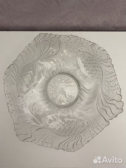 Блюдо стекло СССР