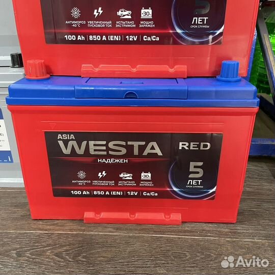 Аккумулятор westa asia 100Ah 850EN