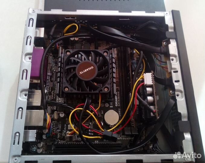 Пк Mini-itx 4 ядра озу 4Гб