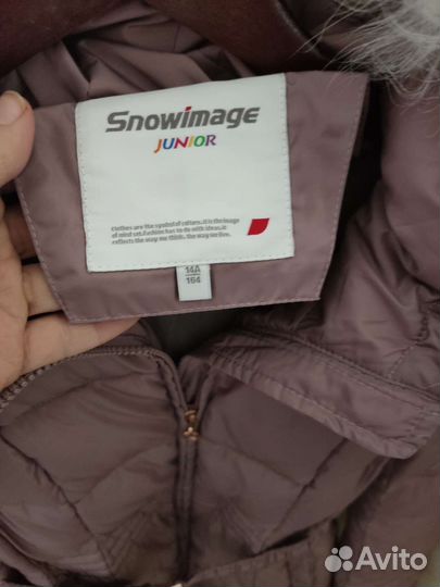 Зимний пуховик длинный, на девочку, рост 152-164