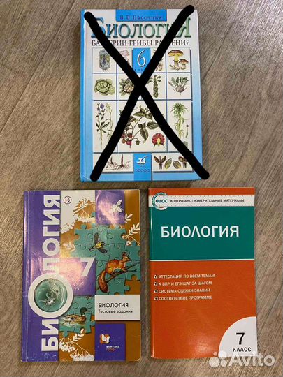 Тесты по биологии 6 и 7 класс