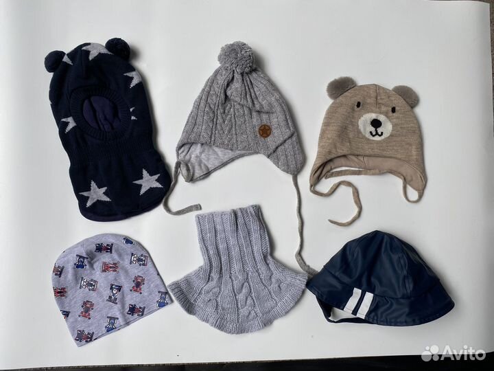 Шапки зимние для мальчика