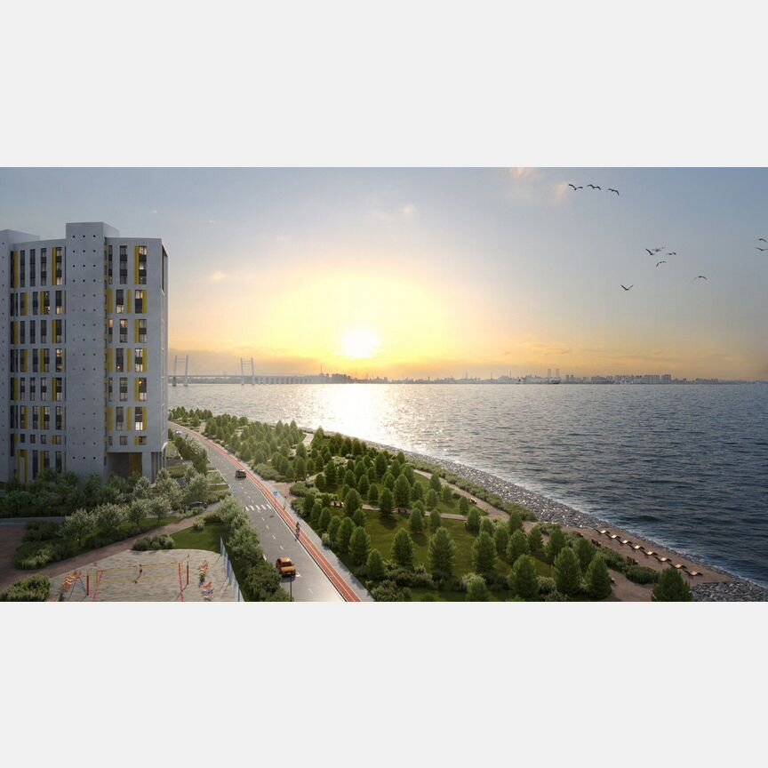 2-к. квартира, 70,1 м², 14/17 эт.