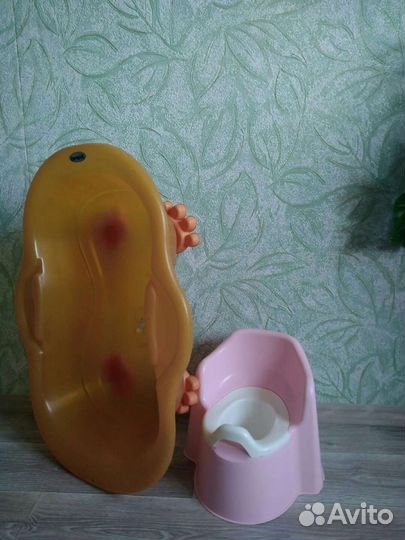Детская ванночка и Горшок