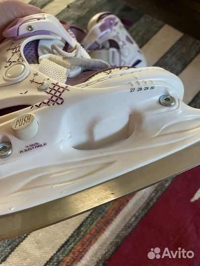 Коньки раздвижные 27-30