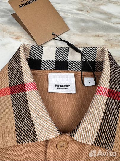 Футболка поло burberry