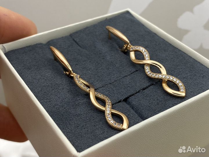 Серьги длинные