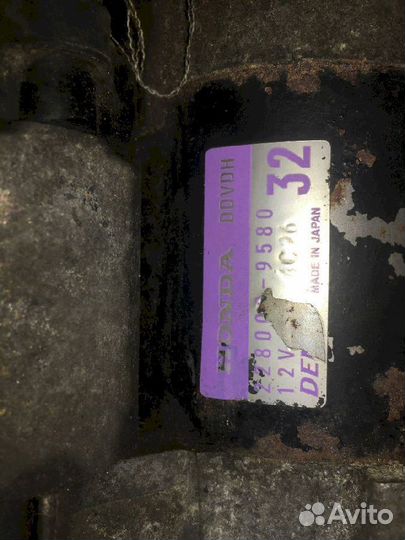 Стартер D15B Honda Civic EU1 ddvdh