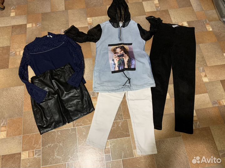 Вещи пакетом на девочку 146