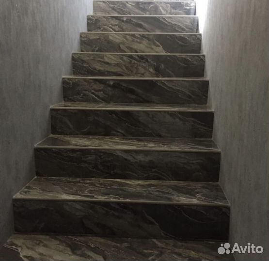 Лестница из керамогранита