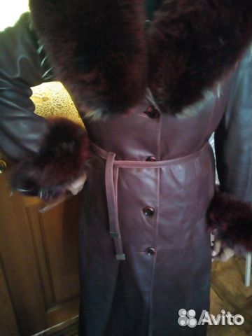 Кожаный плащ женский натуральная кожа