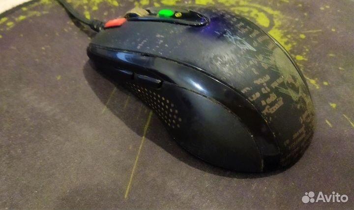 Игровая мышь X7 A4Tech F5 V-Track + Коврик