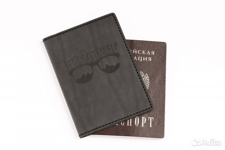 Обложка для паспорта с гравировкой