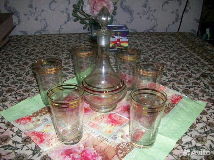 Графин и 5 бокалов