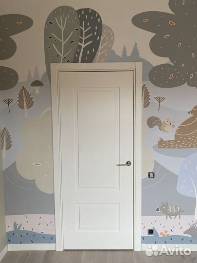 Двери межкомнатные белые эмаль по шпону