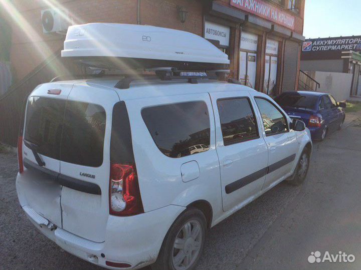 Автобокс ED Магнум 420 л на LADA Largus