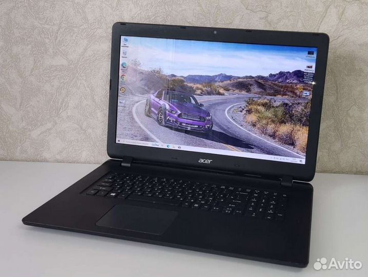 Ноутбук acer,SSD,17.3, RAM6GB, гарантия